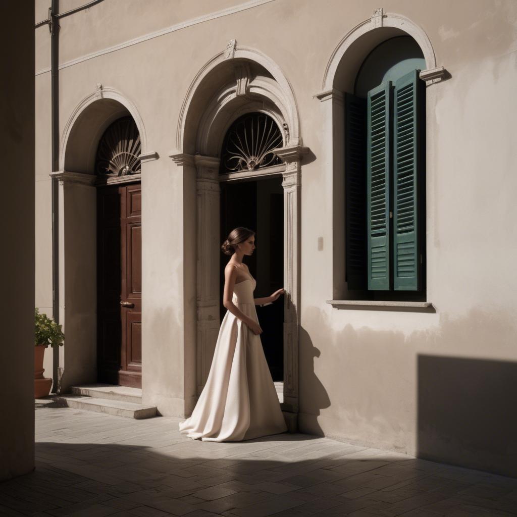A stunning image of italian elegance in soft shadows.