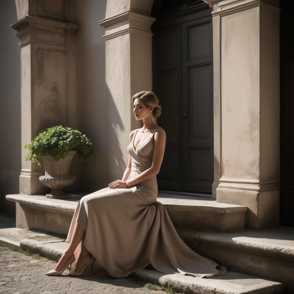 A stunning image of italian elegance in soft shadows.