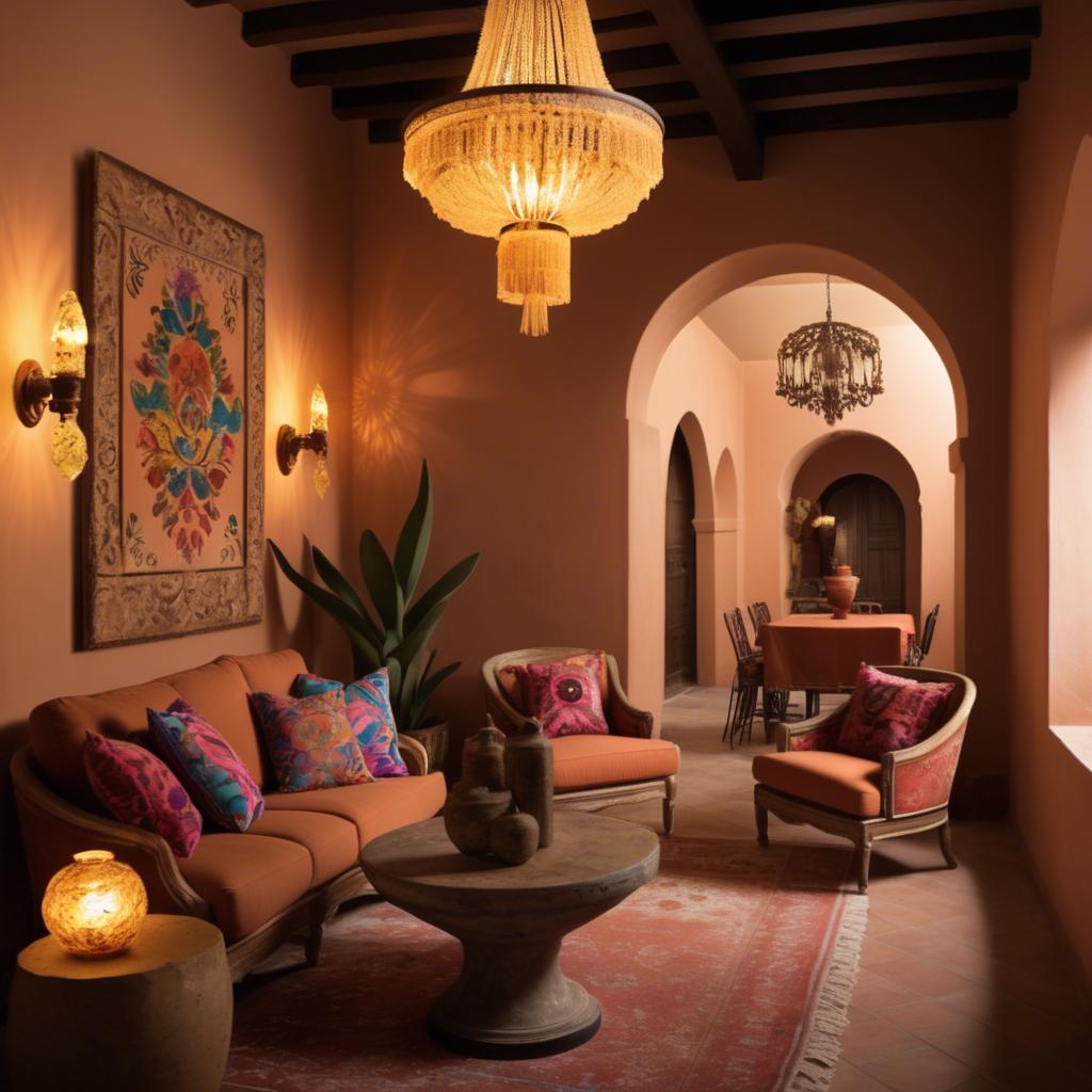 A stunning image of mexican glamour in warm lighting.