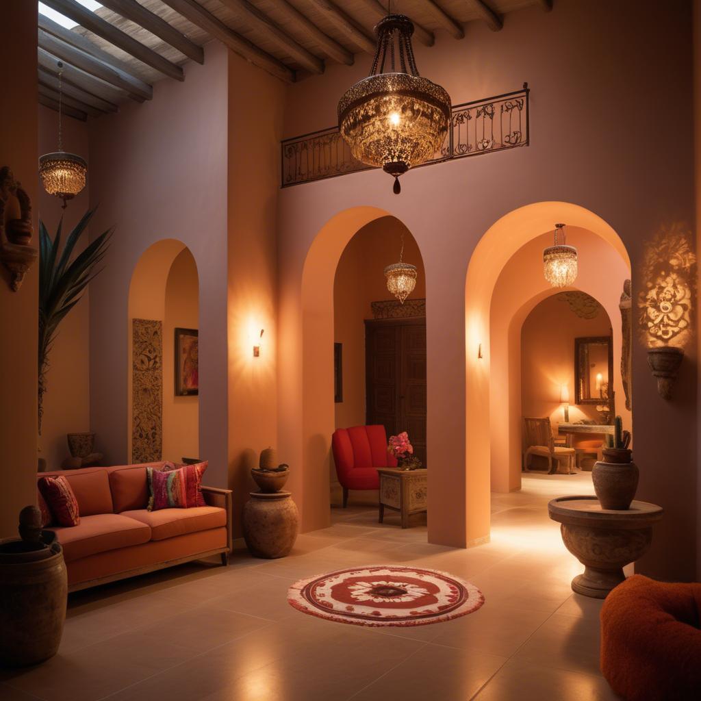 A stunning image of mexican glamour in warm lighting.