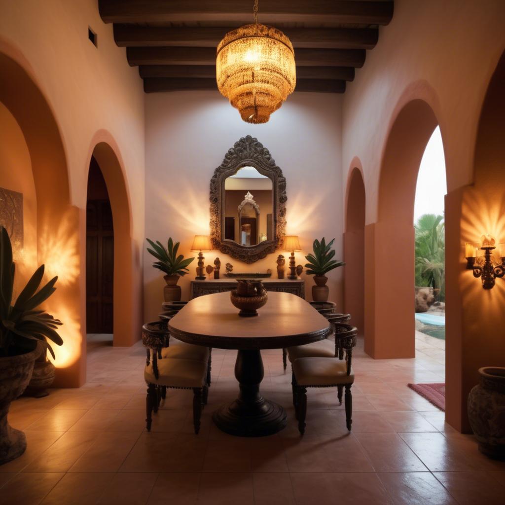 A stunning image of mexican glamour in warm lighting.