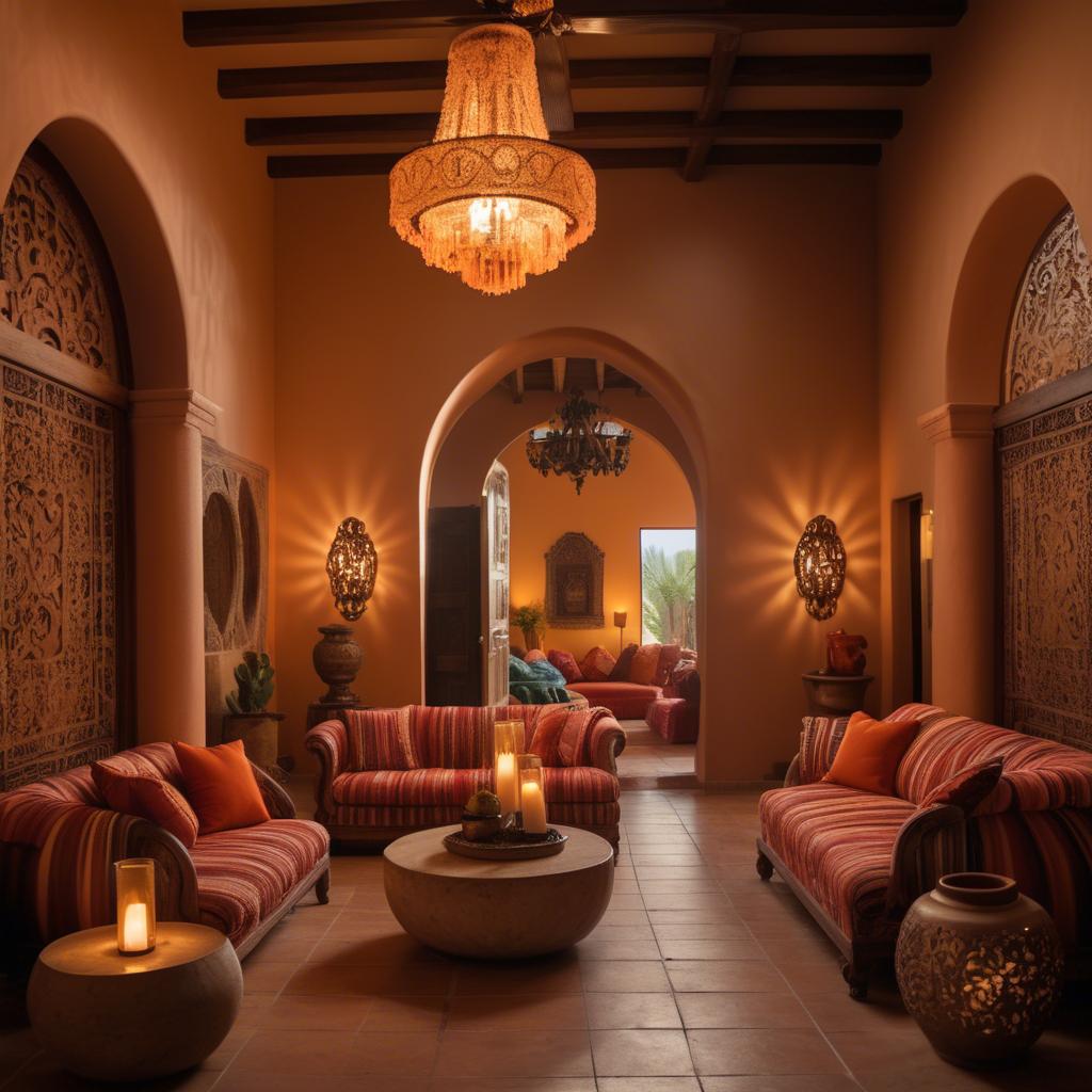 A stunning image of mexican glamour in warm lighting.
