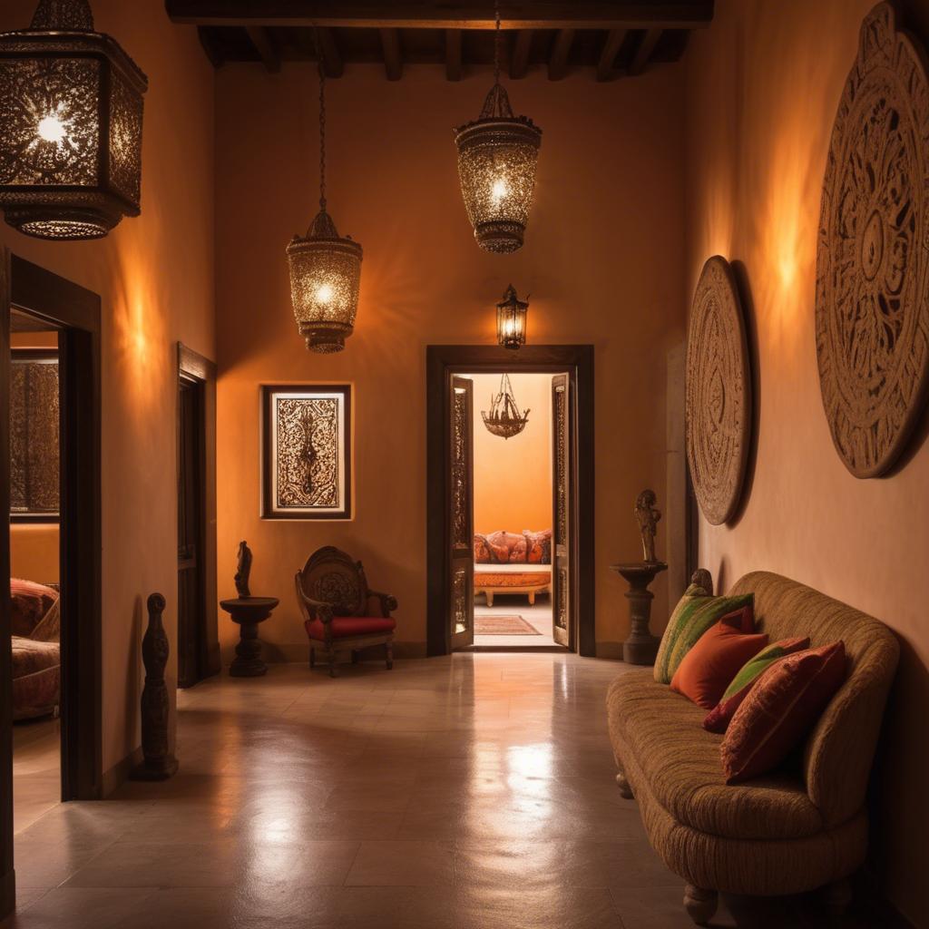 A stunning image of mexican glamour in warm lighting.