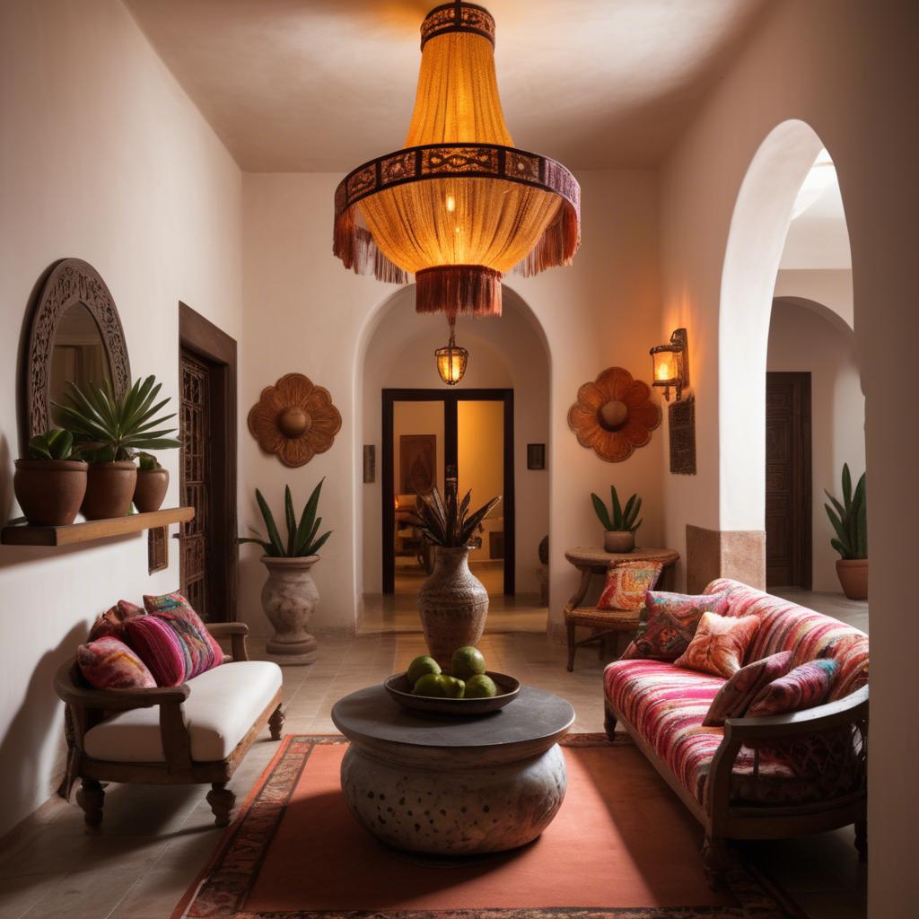 A stunning image of mexican glamour in warm lighting.