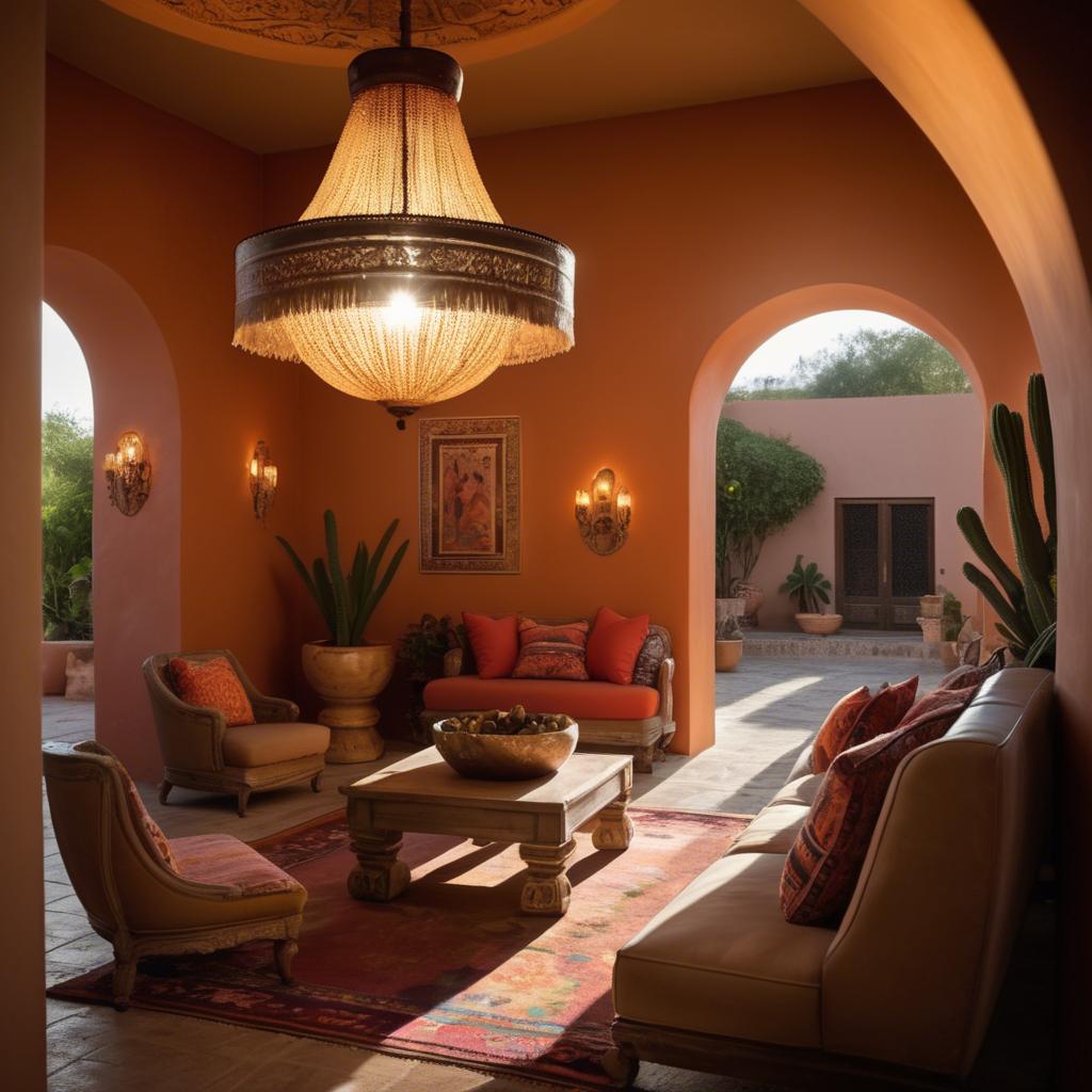 A stunning image of mexican glamour in warm lighting.
