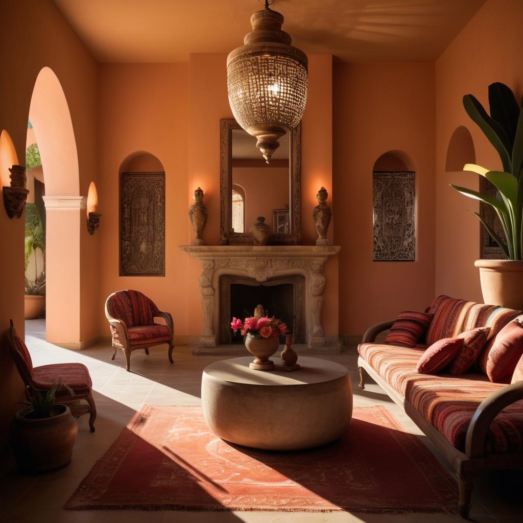 A stunning image of mexican glamour in warm lighting.