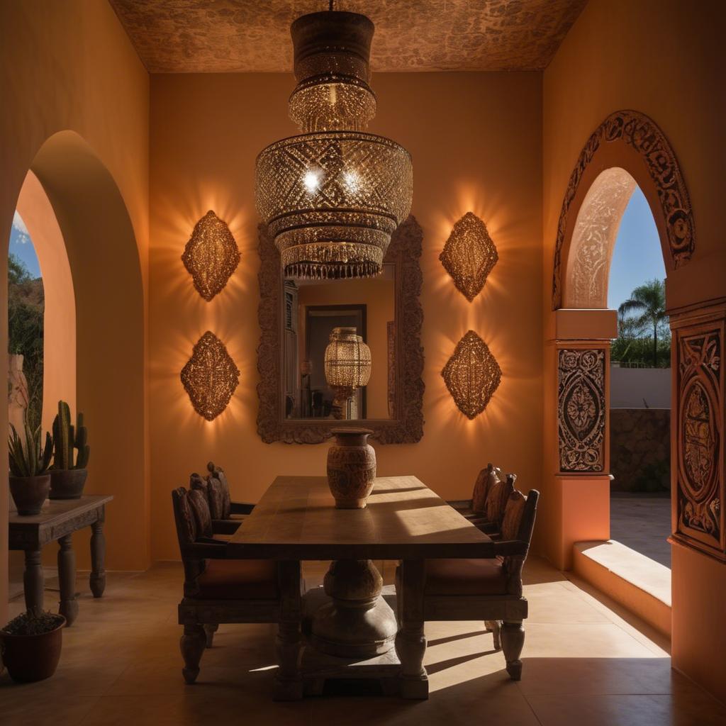 A stunning image of mexican glamour in warm lighting.