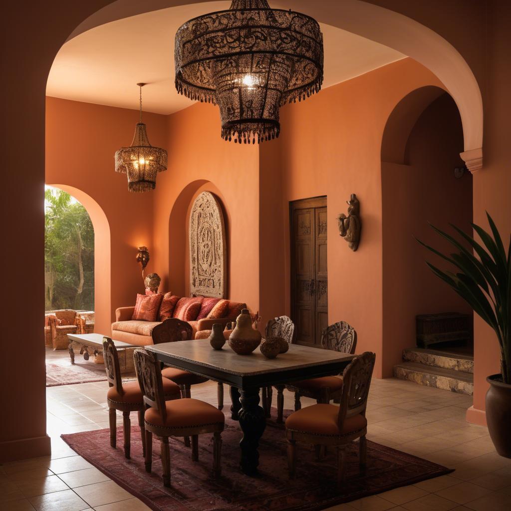 A stunning image of mexican glamour in warm lighting.