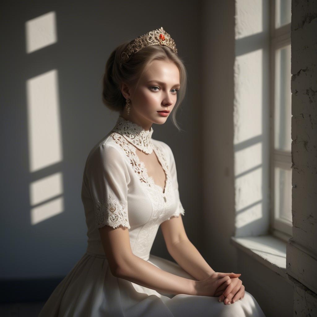 A stunning image of russian elegance in natural shadows.