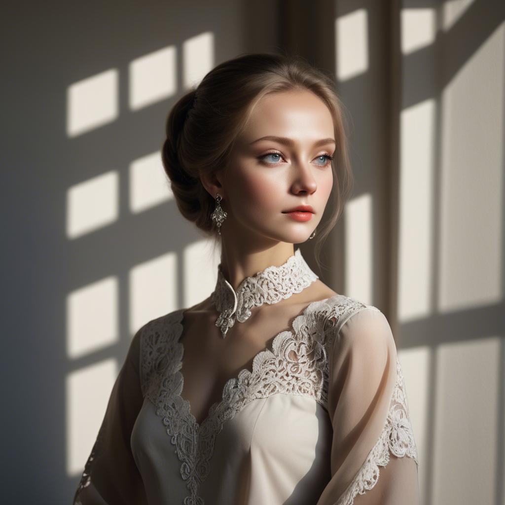 A stunning image of russian elegance in natural shadows.