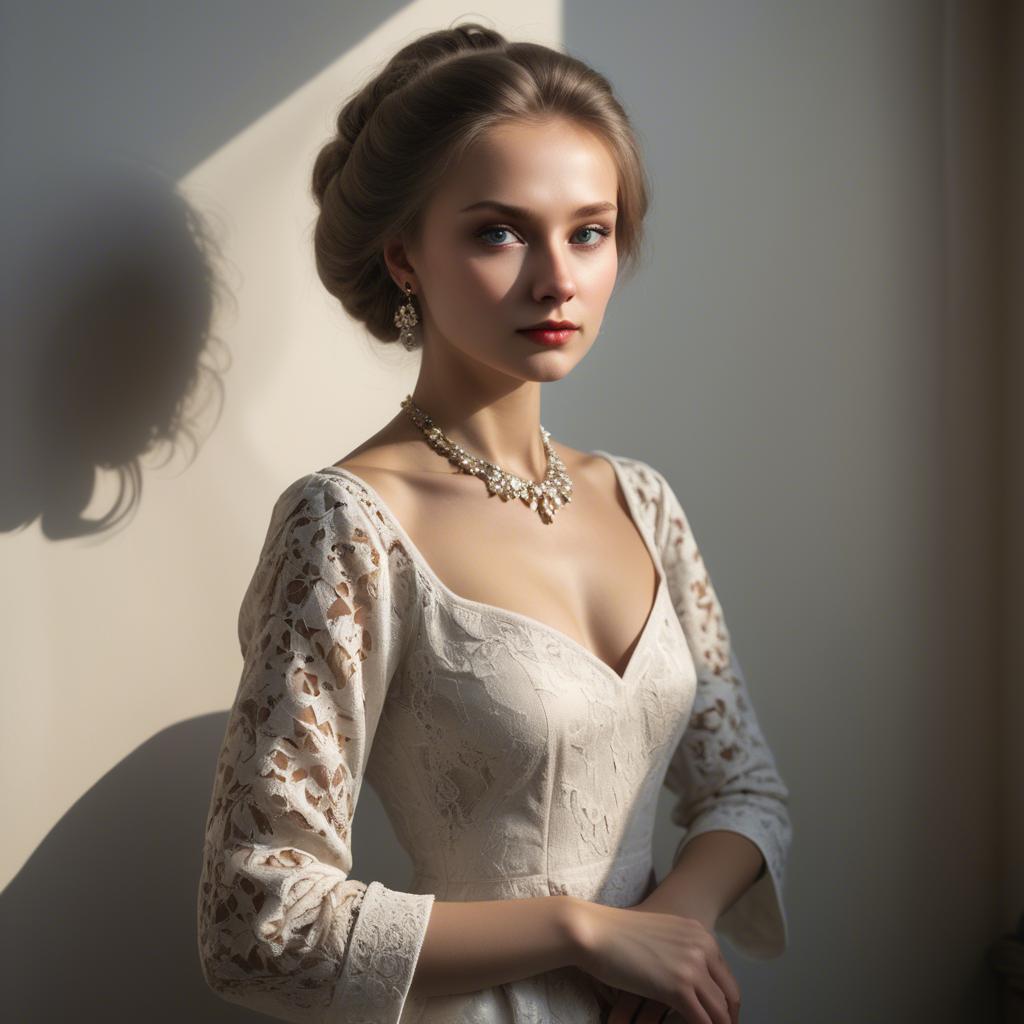 A stunning image of russian elegance in natural shadows.