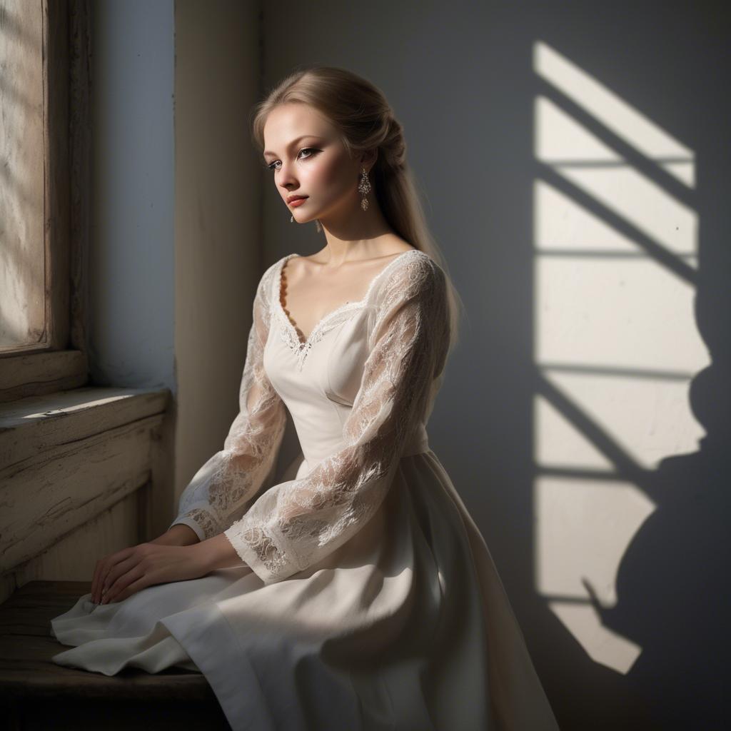 A stunning image of russian elegance in natural shadows.