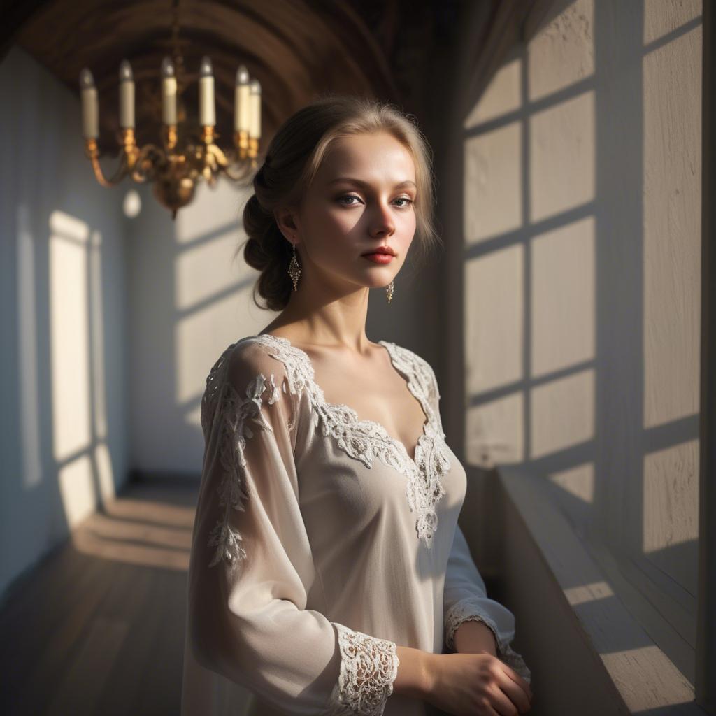 A stunning image of russian elegance in natural shadows.