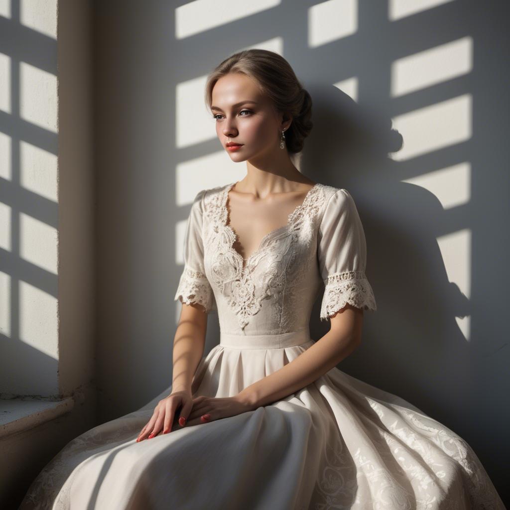 A stunning image of russian elegance in natural shadows.