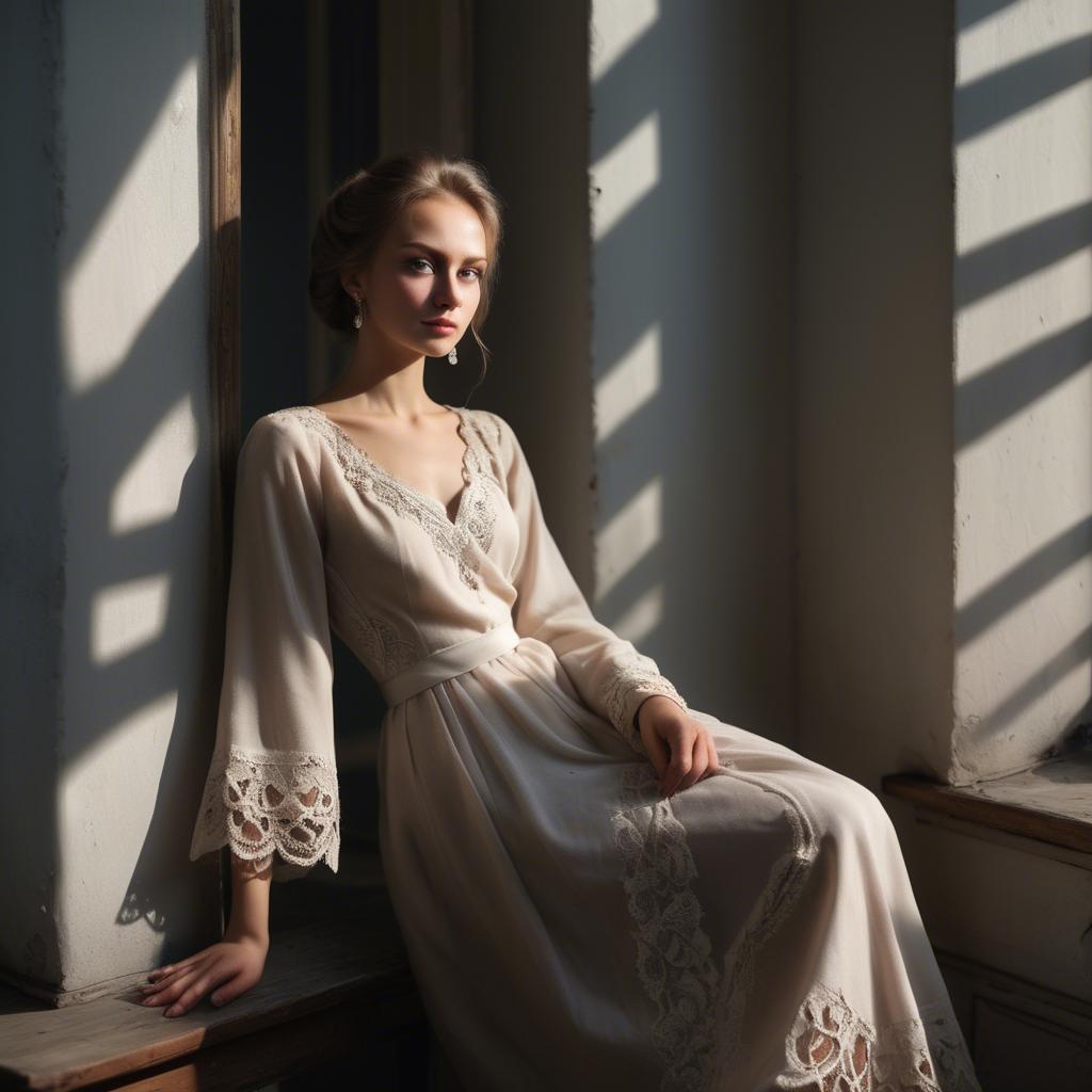 A stunning image of russian elegance in natural shadows.