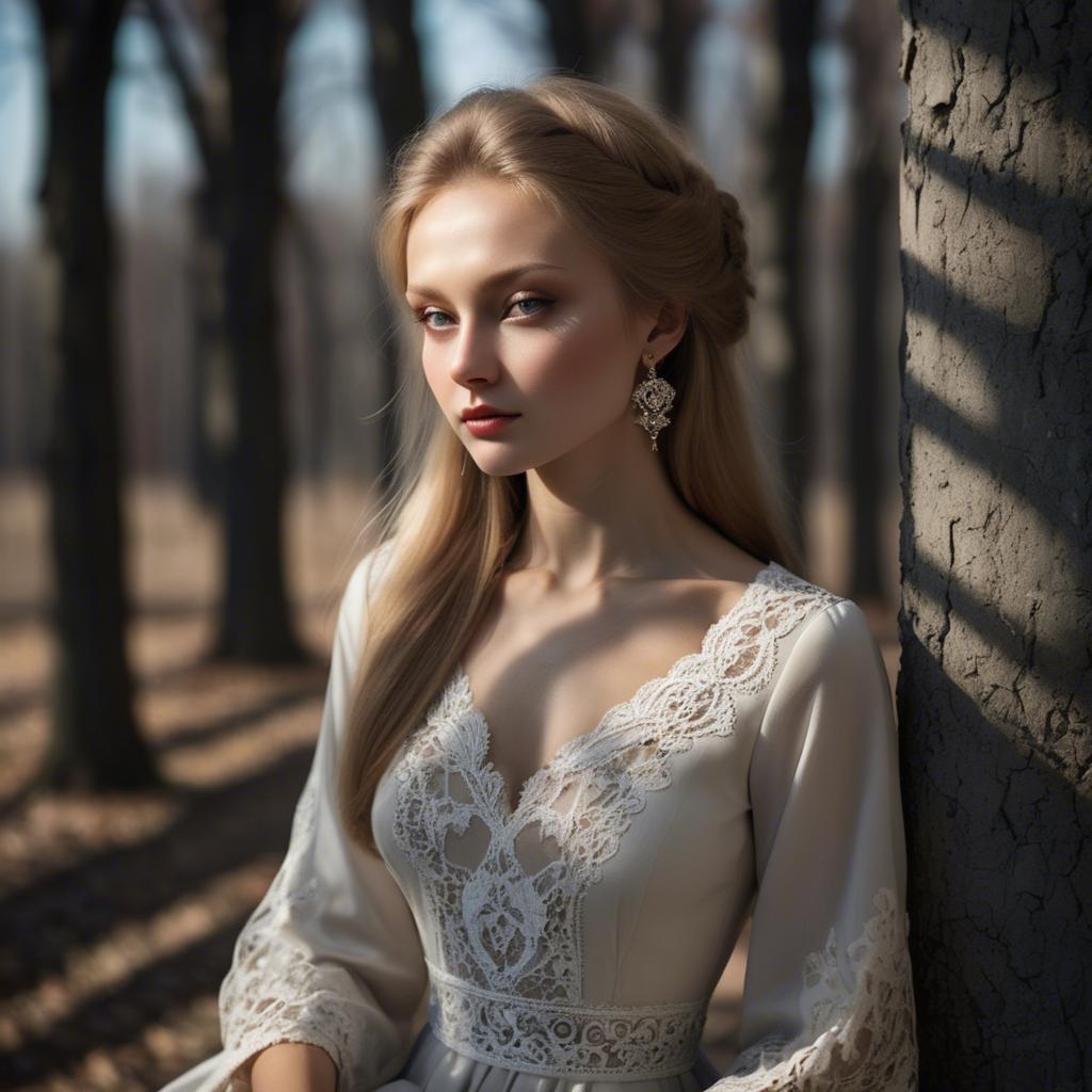 A stunning image of russian elegance in natural shadows.