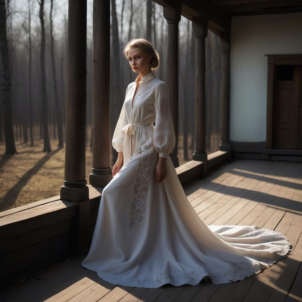 A stunning image of russian elegance in natural shadows.