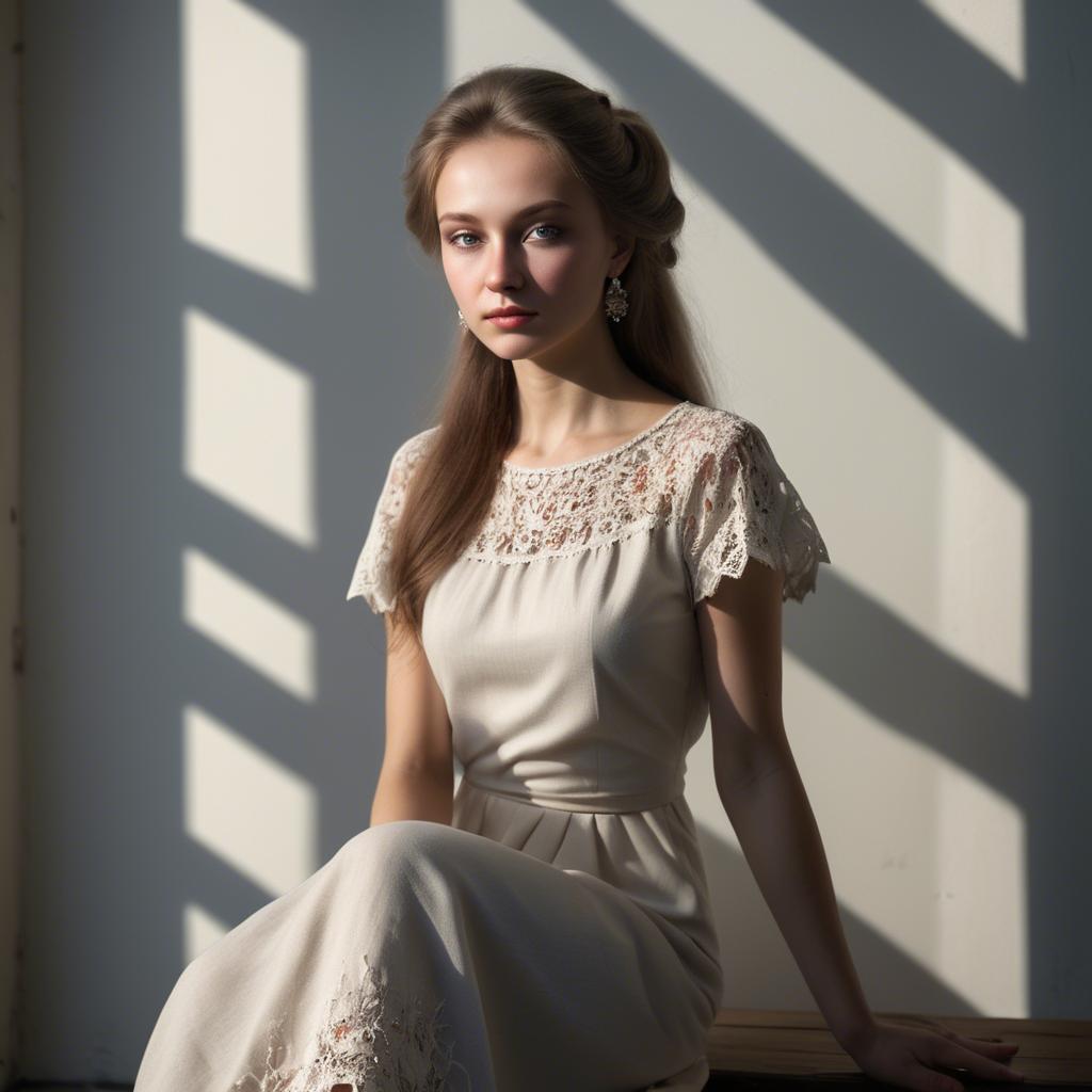 A stunning image of russian elegance in natural shadows.