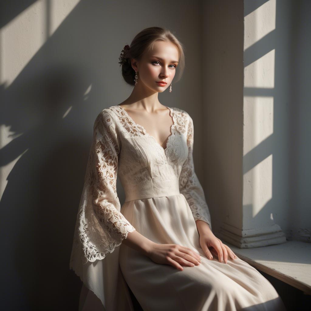 A stunning image of russian elegance in natural shadows.