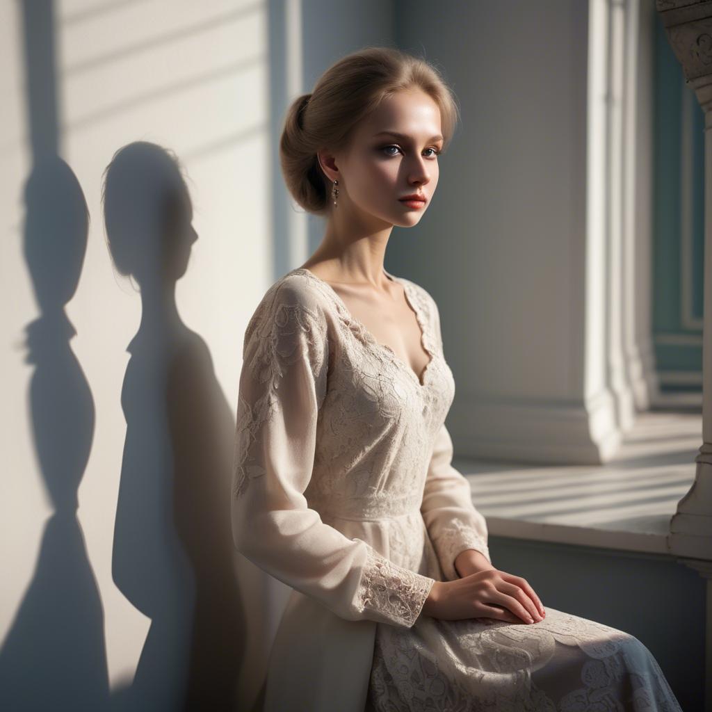 A stunning image of russian elegance in natural shadows.
