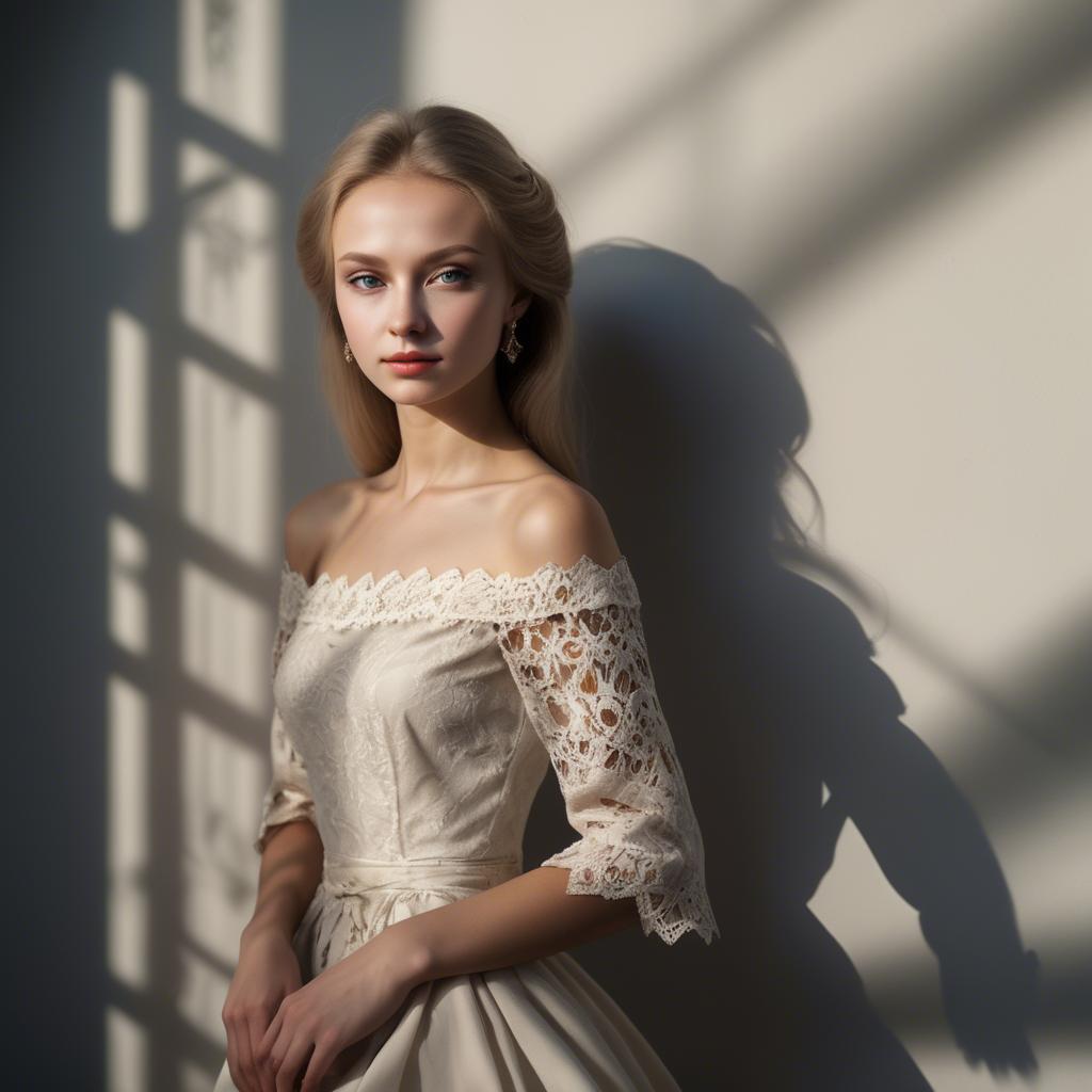 A stunning image of russian elegance in natural shadows.