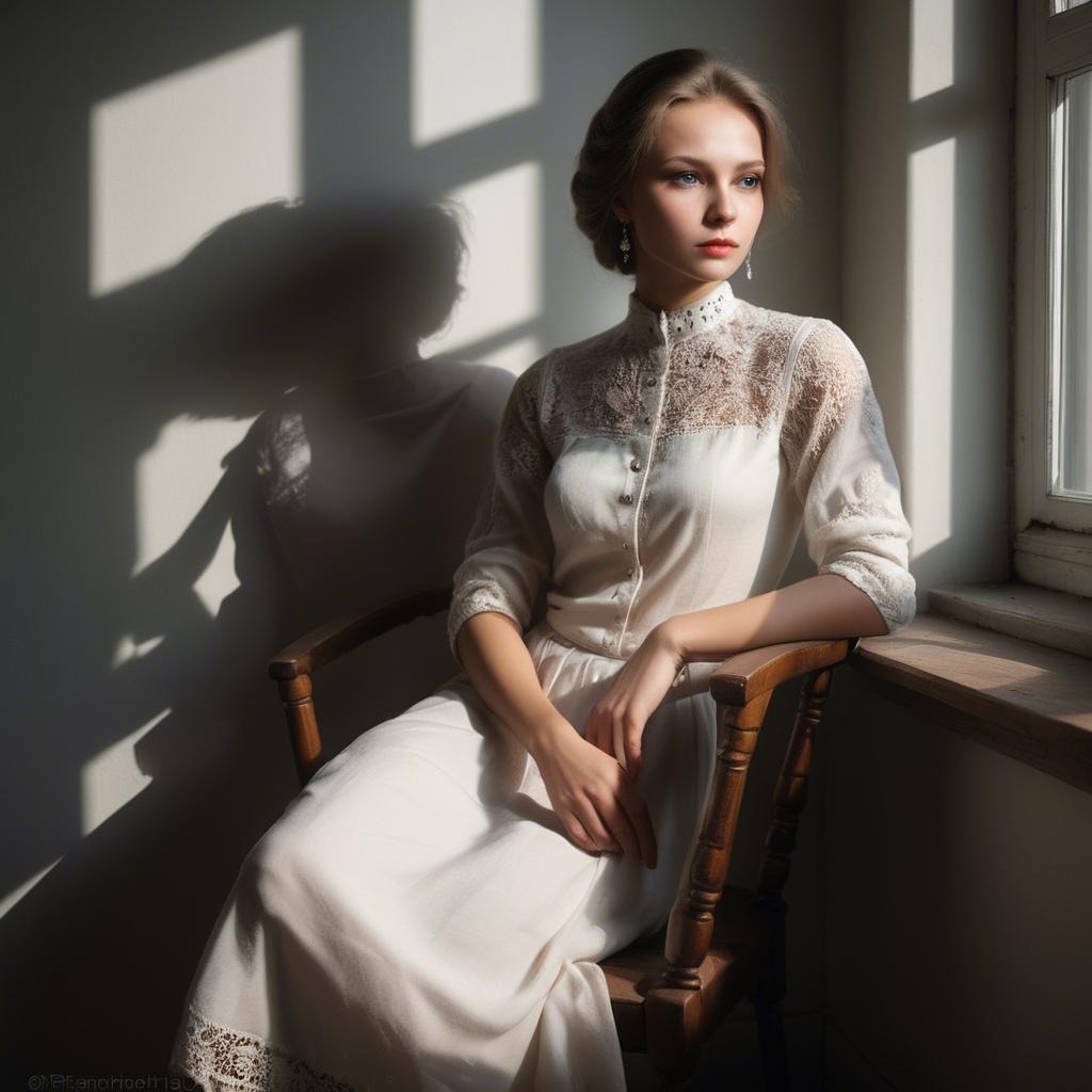 A stunning image of russian elegance in natural shadows.