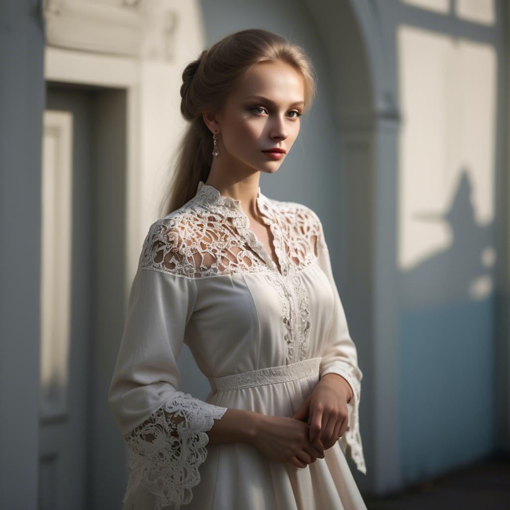 A stunning image of russian elegance in natural shadows.