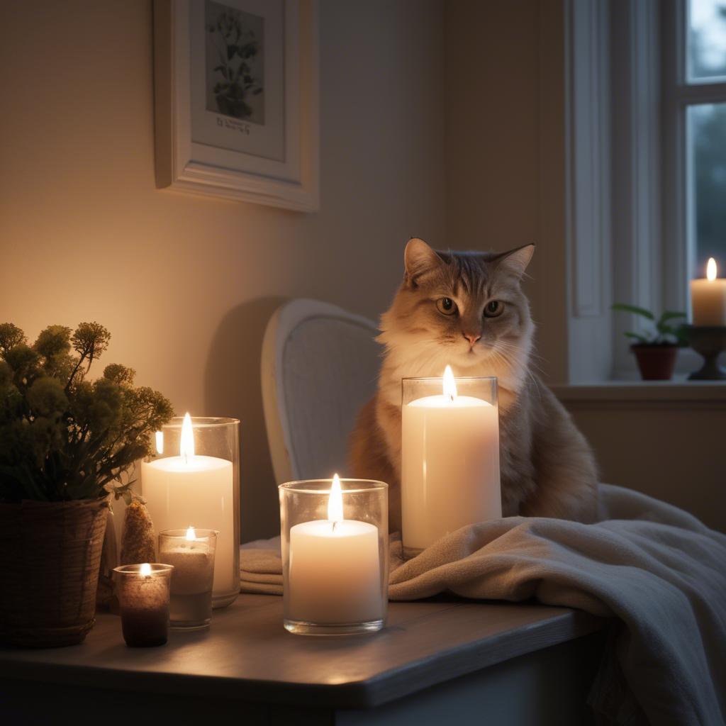 A stunning image of swedish beauty in soft candlelight.