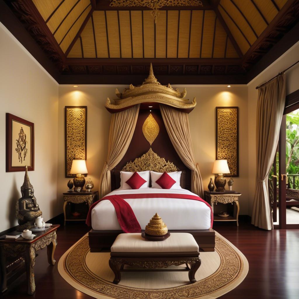 A stunning image of thai elegance in luxurious surroundings.