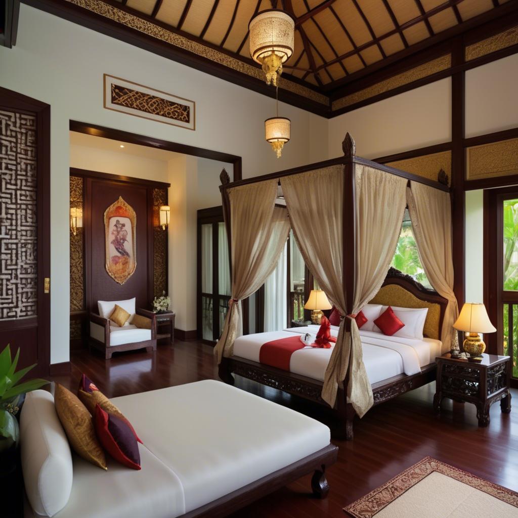 A stunning image of thai elegance in luxurious surroundings.