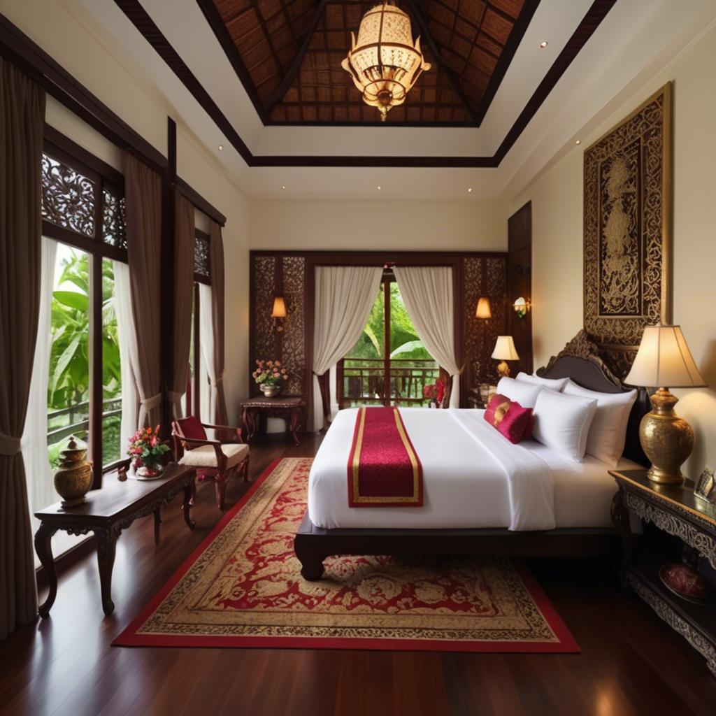 A stunning image of thai elegance in luxurious surroundings.